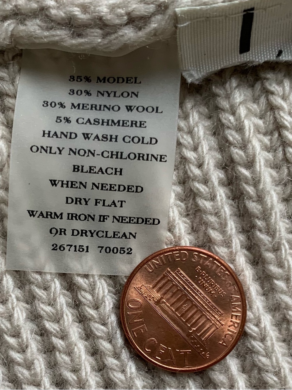 Ann Taylor Merino Wool Cashmere Blend Ribbed Cowl Neck Sweater M - Picture 2 of 14